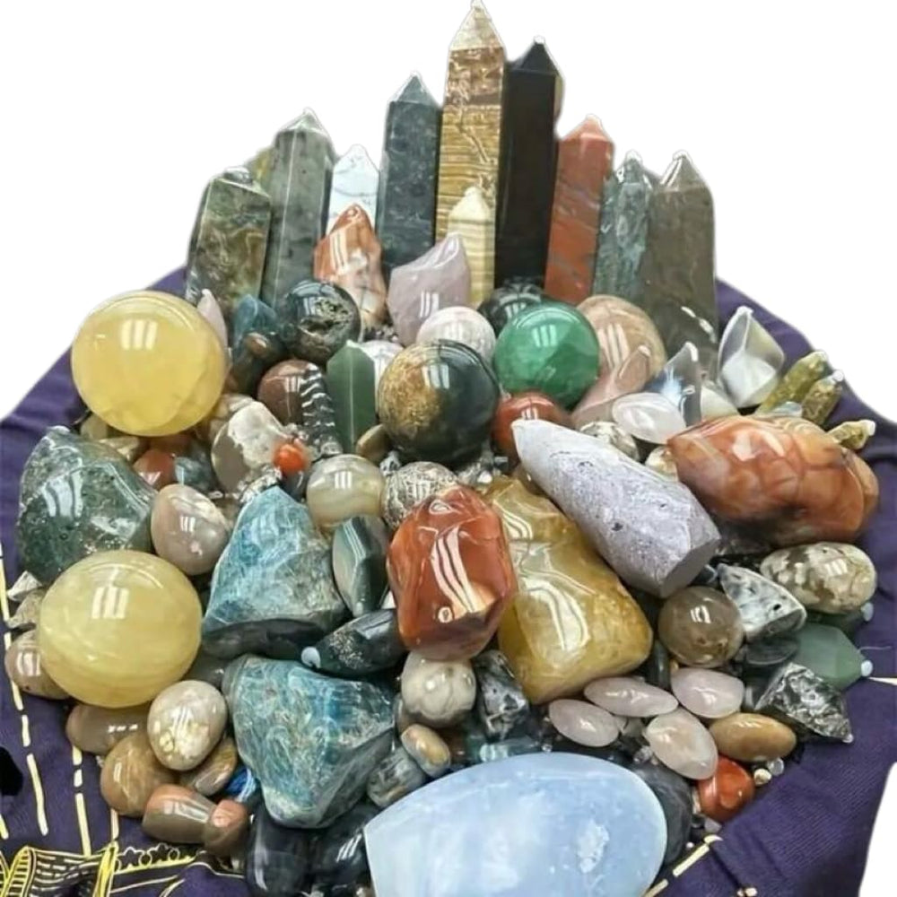 Generic crystal variety pack offers diverse patterns and energy for collectors.