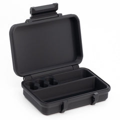 Generic travel kit view showing syringes and skin wipes for on-the-go injections.