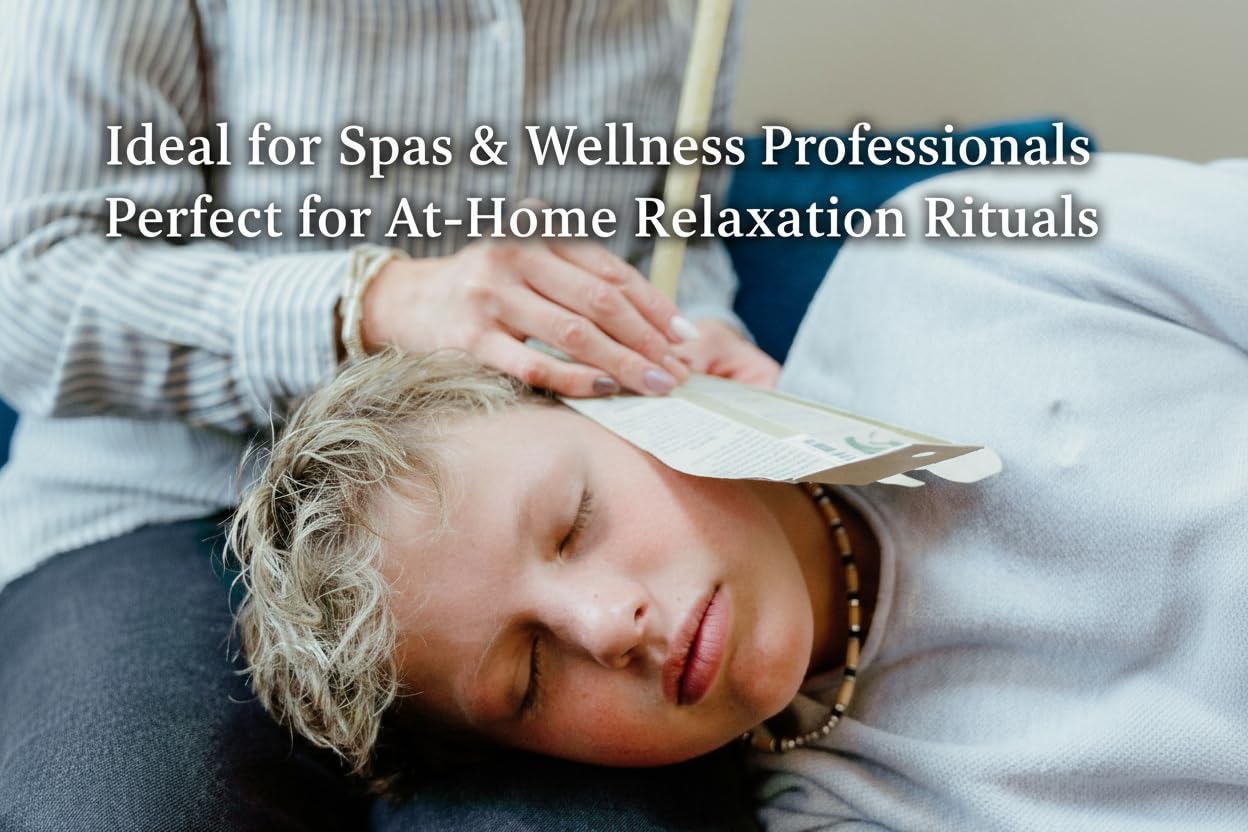 Generic Ear Candles scene evokes calm spa-like atmosphere and mindful self-care