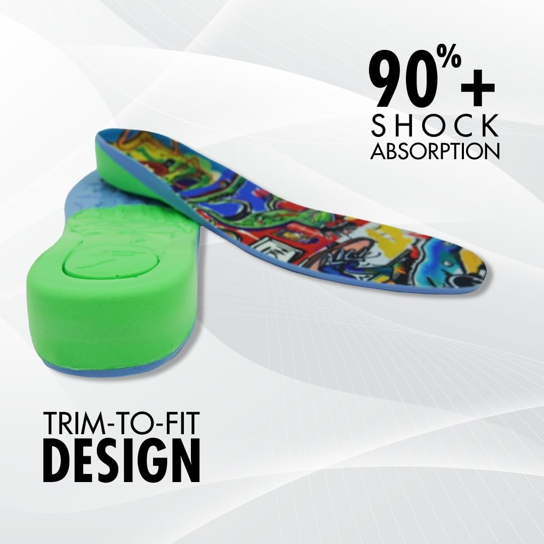 Generic FP Kingfoam Elite Pro insoles hi-profile bottom layer enhances shock absorption.