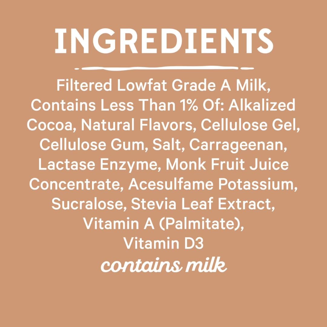 Generic High Protein Chocolate Shake front view shows rich milk chocolate texture