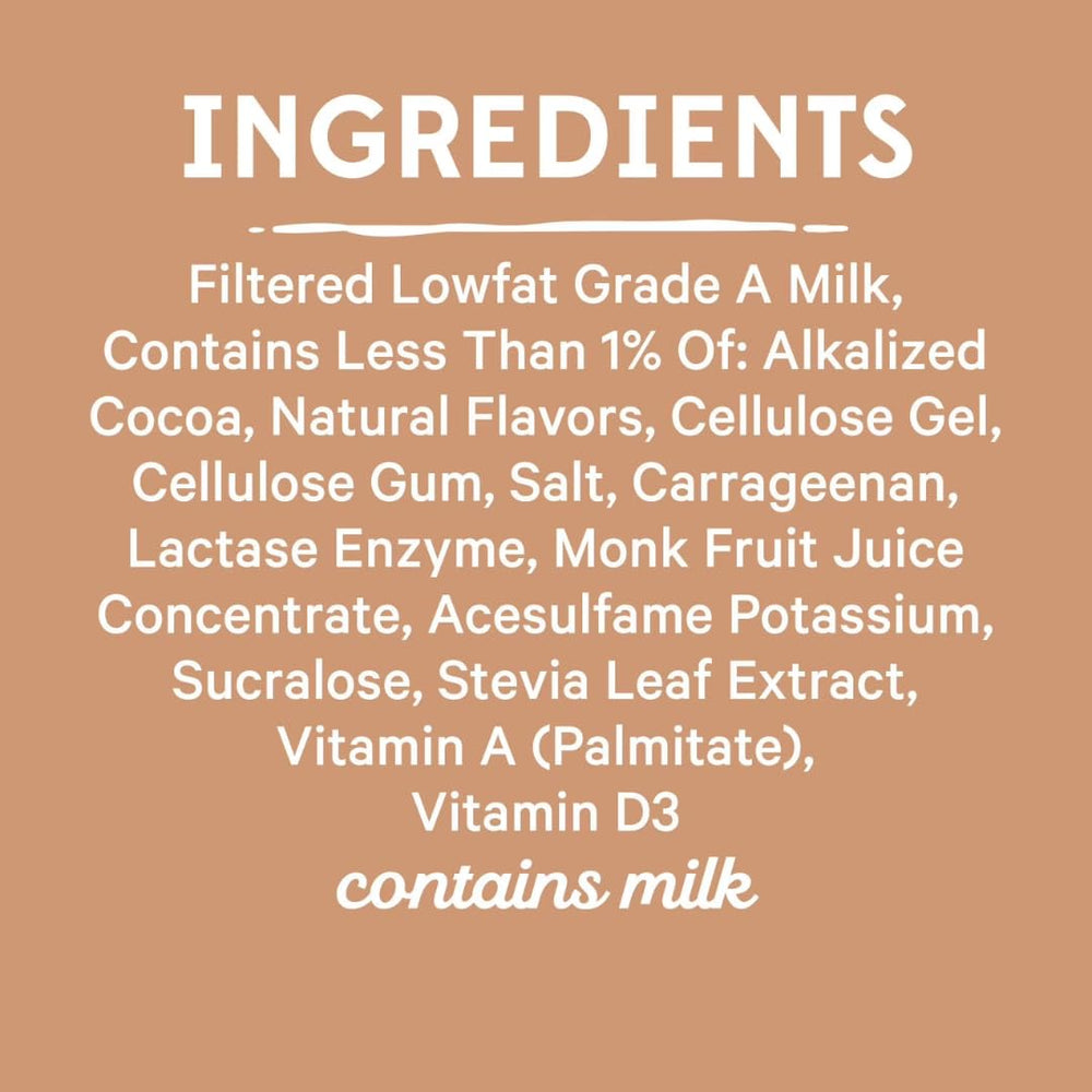 Generic High Protein Chocolate Shake front view shows rich milk chocolate texture