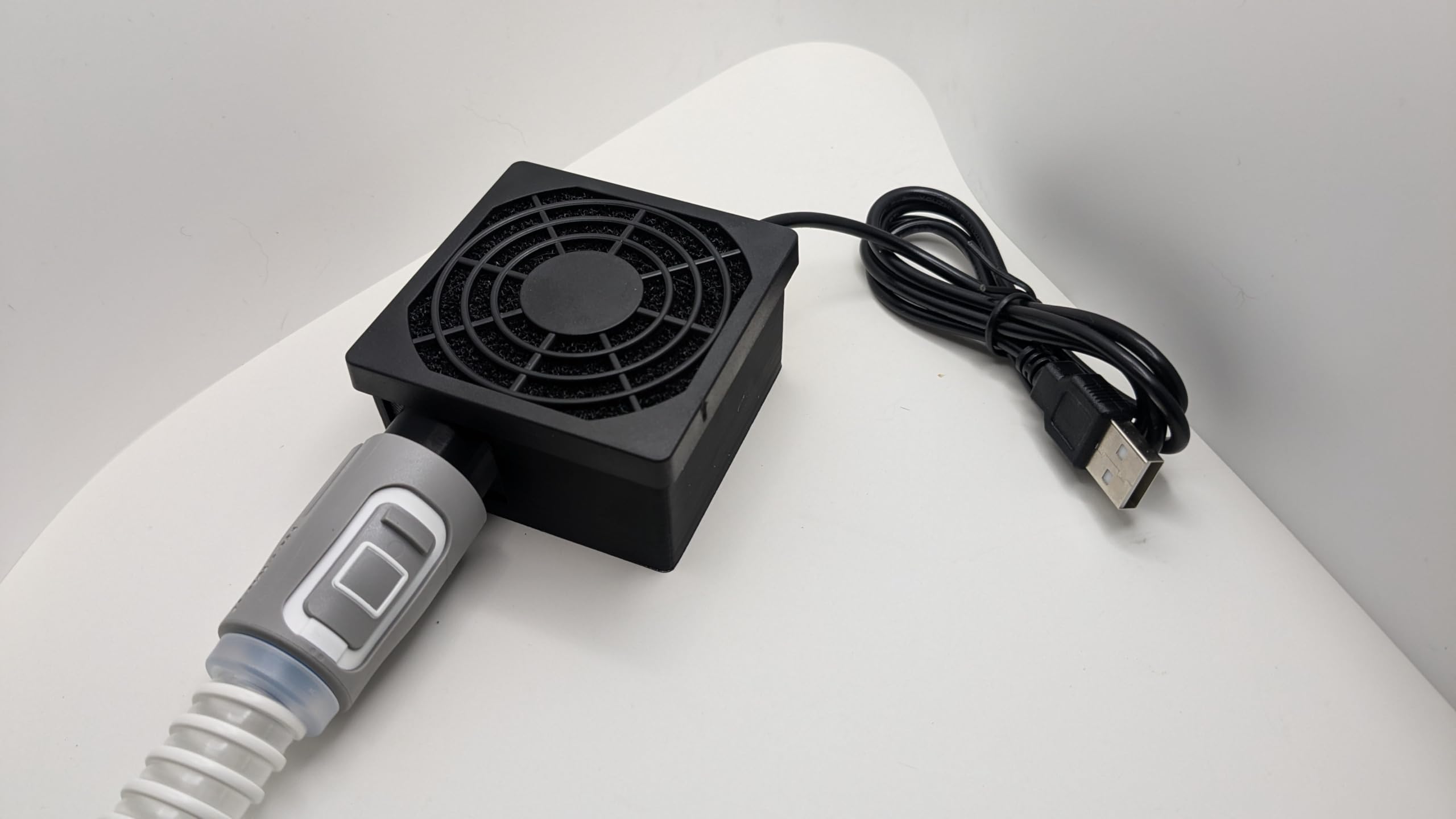 Generic hose dryer compact travel use, ideal for on-the-go CPAP maintenance
