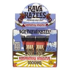 Generic Kava Raspberry Hibiscus bottle promotes relaxation and a soothing evening ritual.