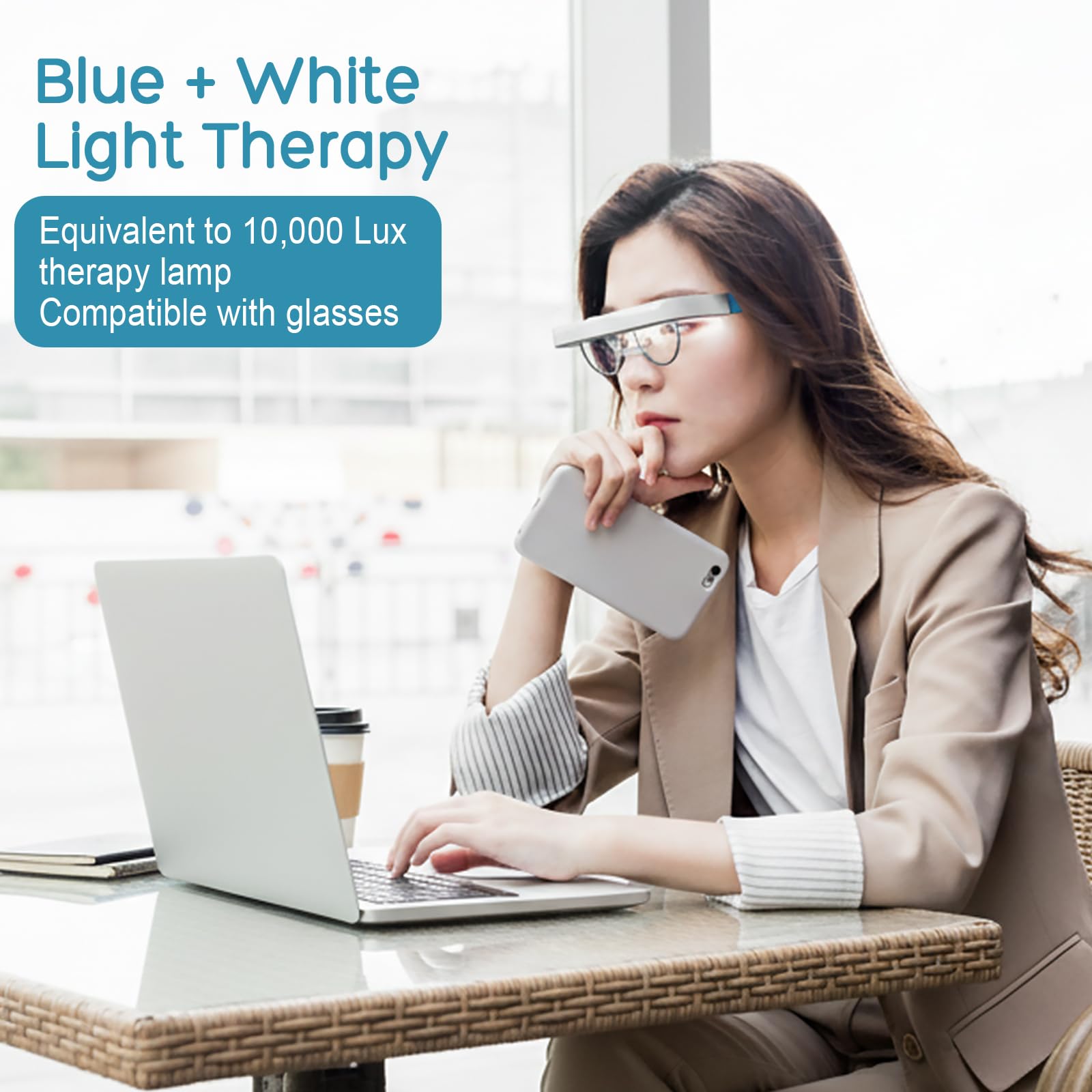 Generic Light Therapy Glasses are UV-free and designed for safe use.