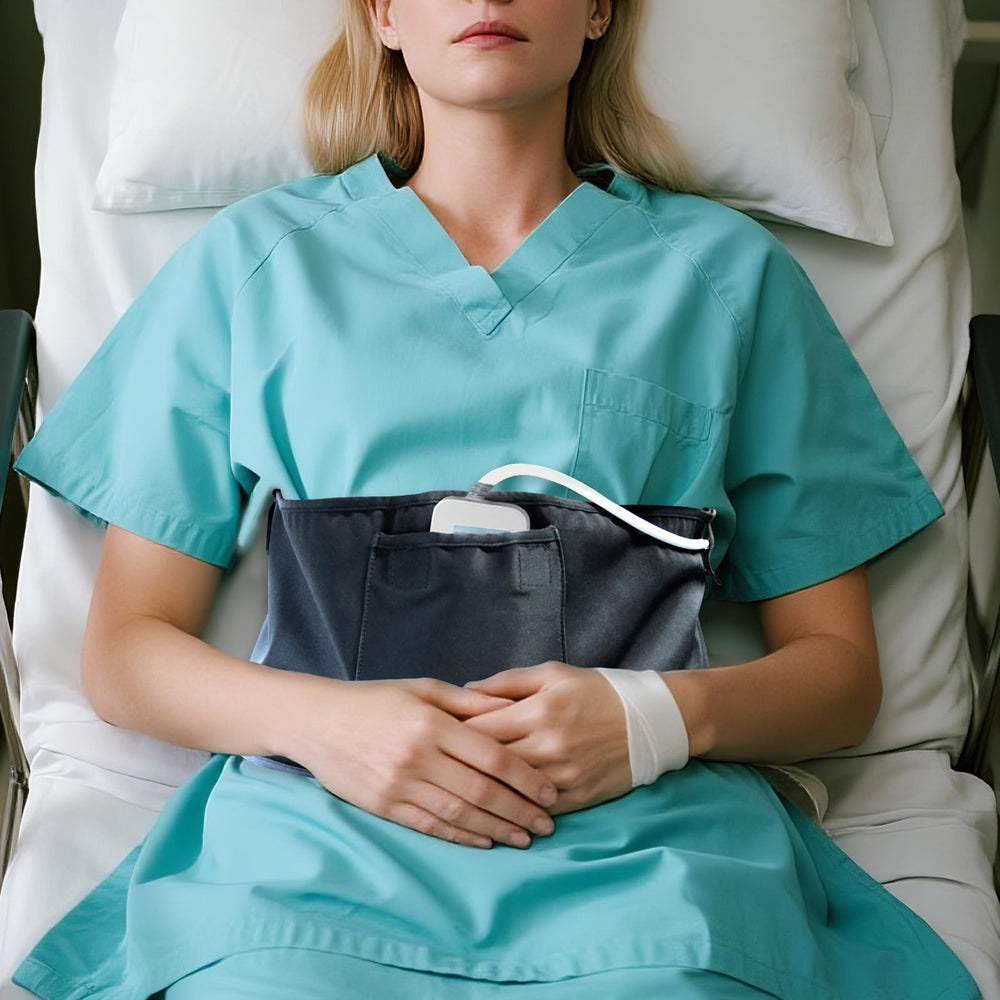 Generic LVAD Sleep Belt enhances night rest with stable cables