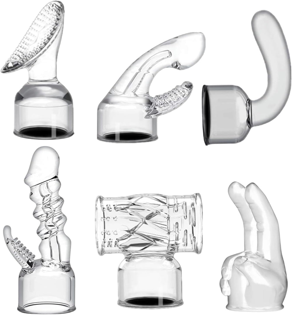 Generic massage wand attachment with a soft silicone head cover for smooth sessions.