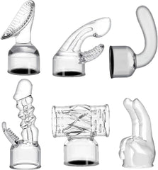 Generic massage wand attachment with a soft silicone head cover for smooth sessions.