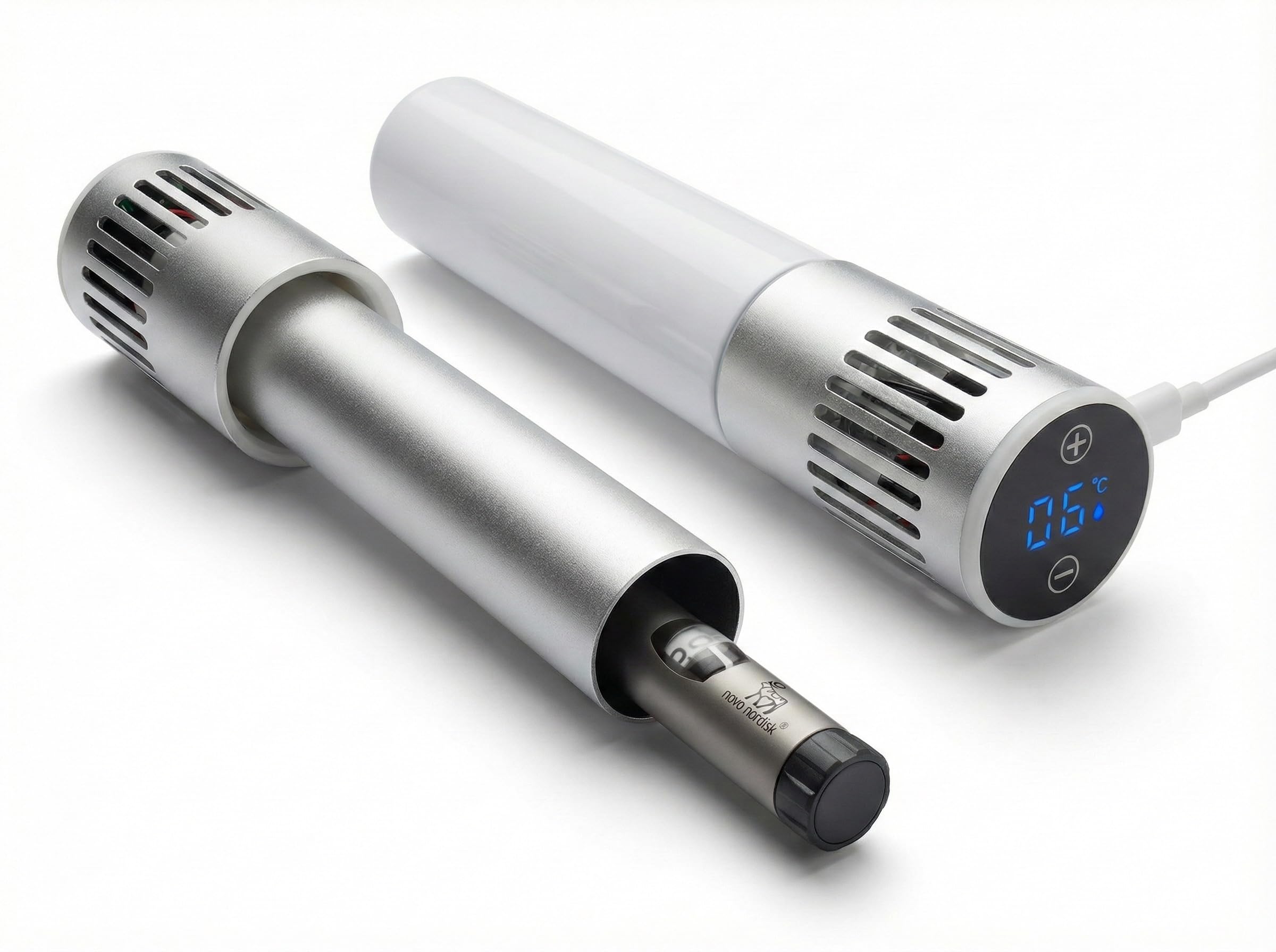 Generic Mini Insulin Cooler shows compact design for travel and on-the-go cooling