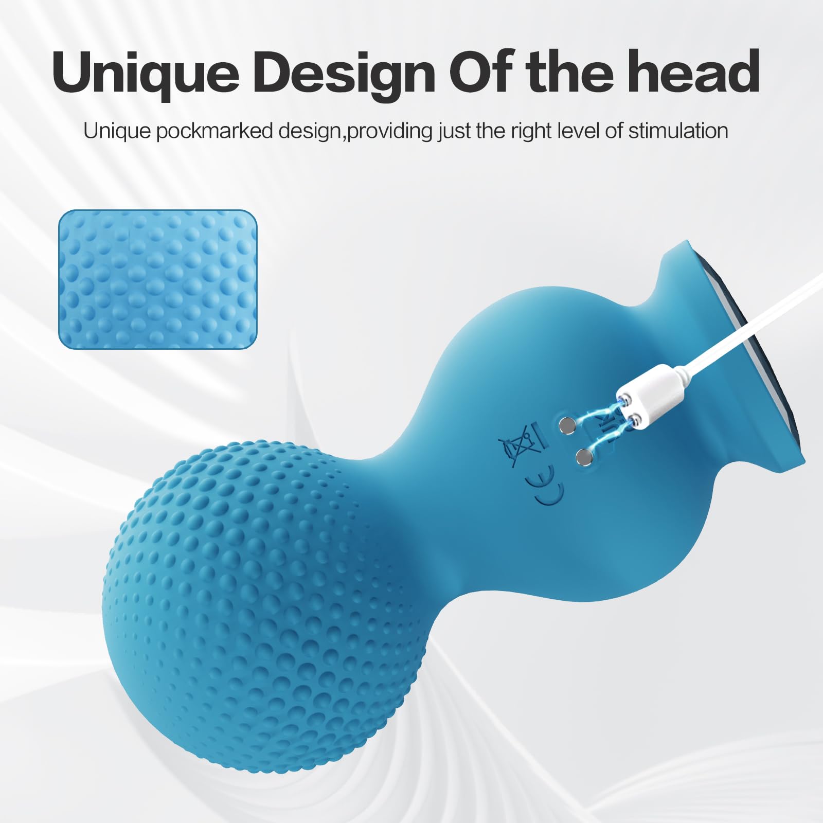 Generic Mini Wand Massager waterproof, skin-safe silicone for bath or shower use.