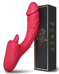 Generic MKBJ-L8 massager front view, smooth silicone surface for comfortable use