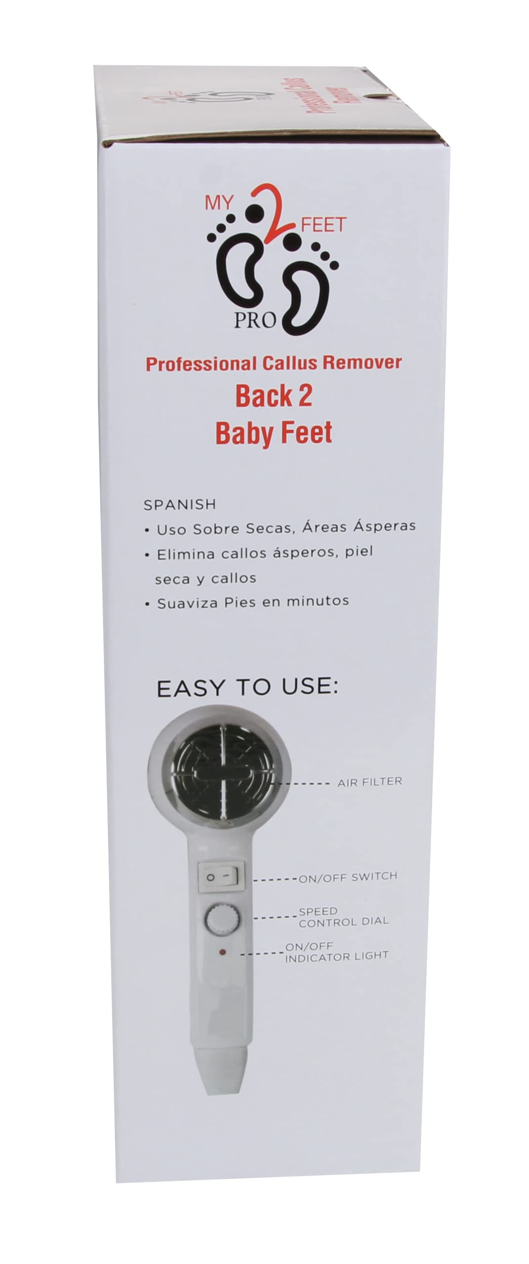 Generic My2Feet replacement disks pack shows fine and coarse options