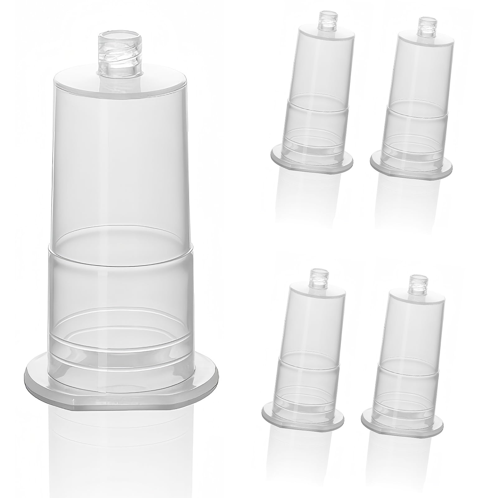 Generic Needle Holder Transparent Connector 50-pack ideal for classroom practice and group sessions