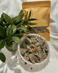 Generic NEP-douche-basin-use demonstrating a practical cleansing ritual