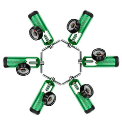 Generic oxygen regulator with CGA870 connection for secure cylinder setup.