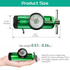 Set includes regulator, wrench, and brass seals for convenience.