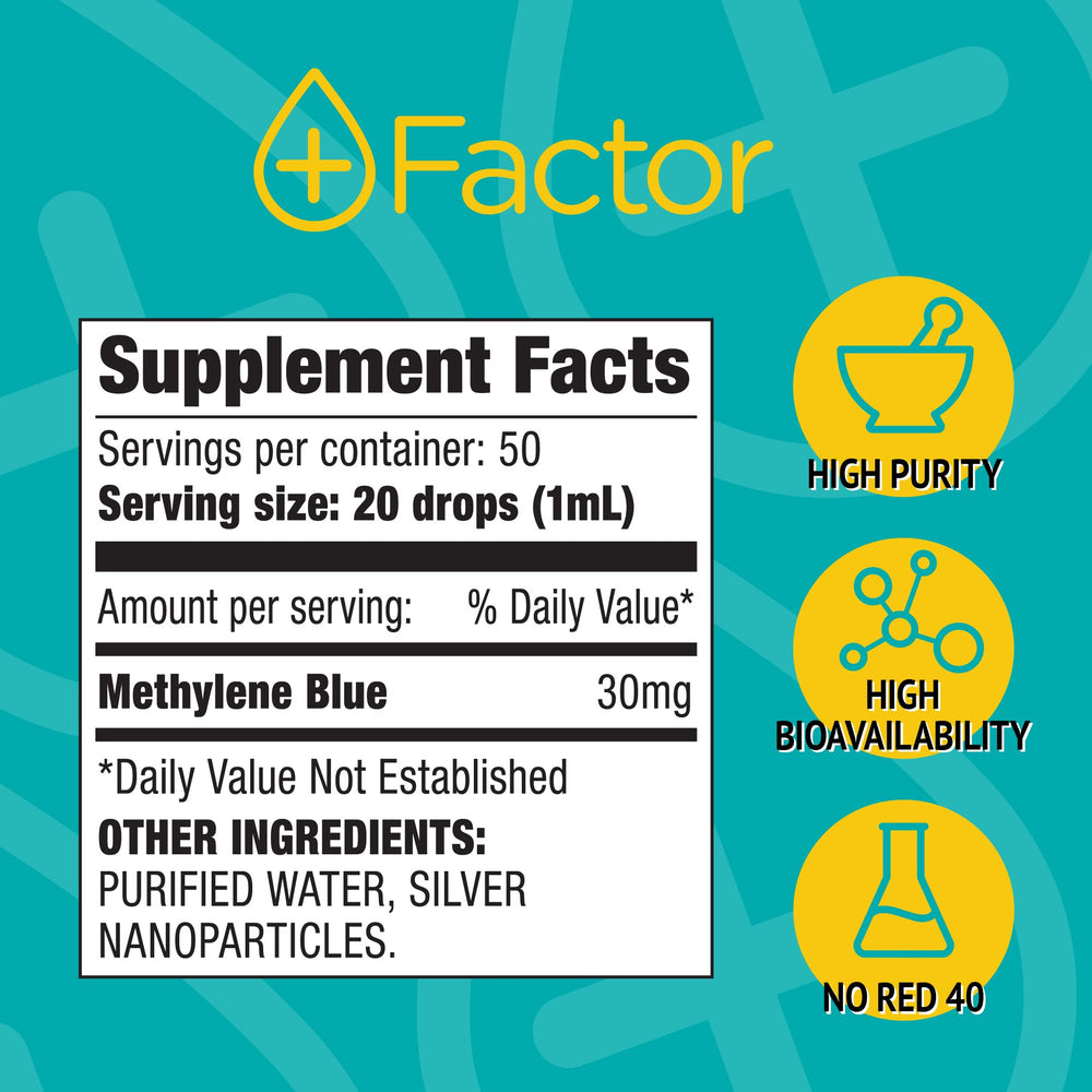 Generic Plus Factor bottle being poured for measured doses.