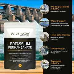 Generic detox health products potassium permanganate crystal for versatile cleaning tasks.
