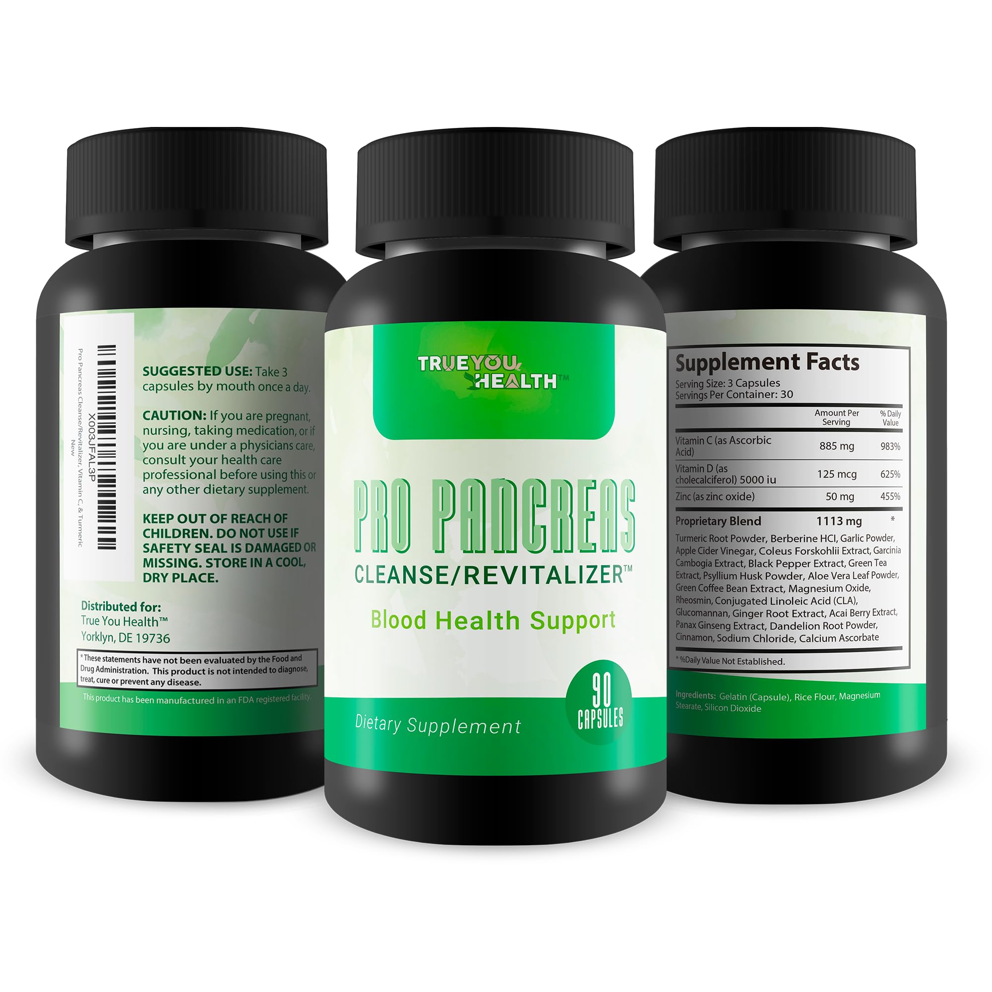 Generic Pro Pancreas Cleanse green tea extract for antioxidant support