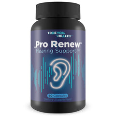 Generic Pro Renew Hearing Support bottle with capsules for daily ear health.