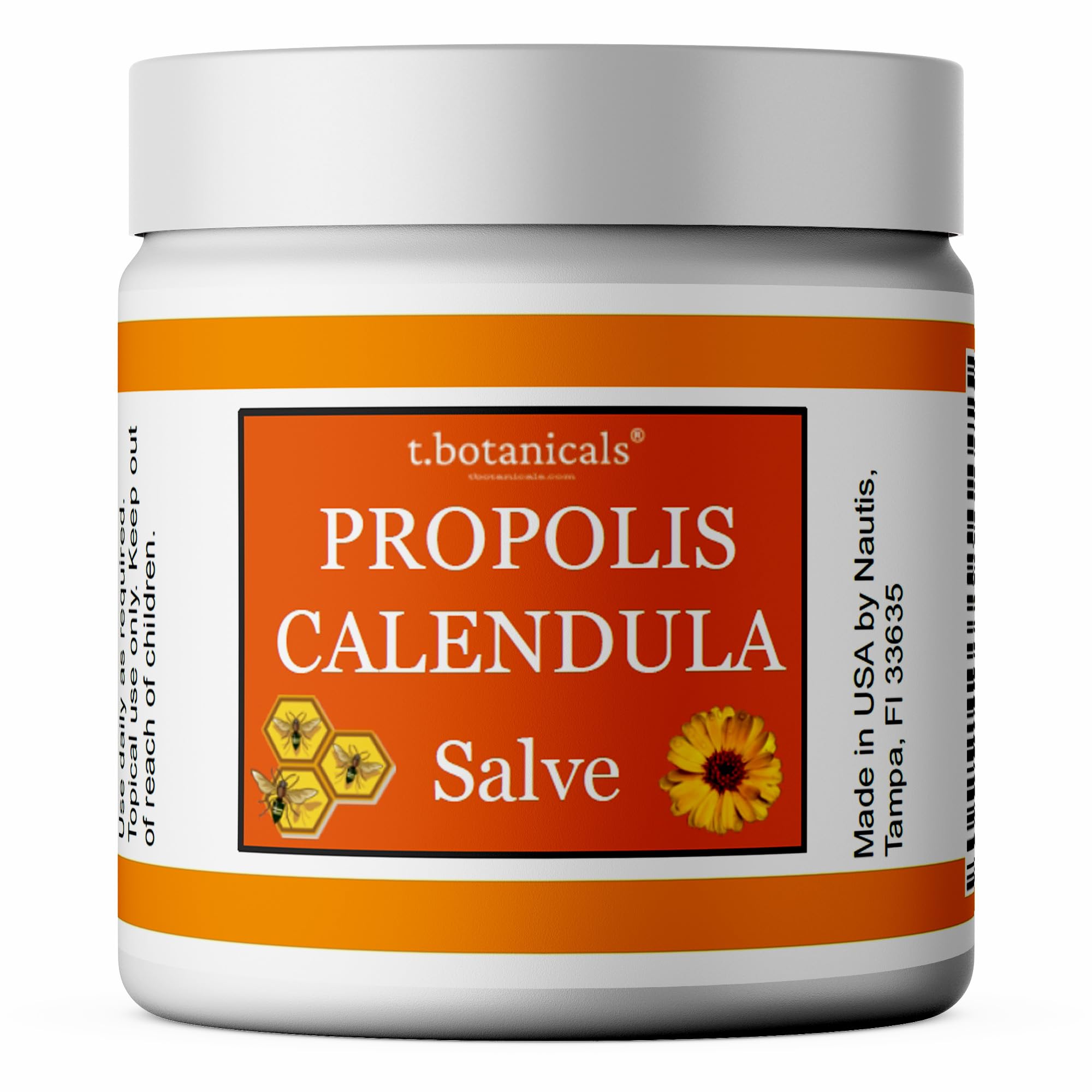 Generic Propolis Calendula Salve packaging shows a natural skin care solution.