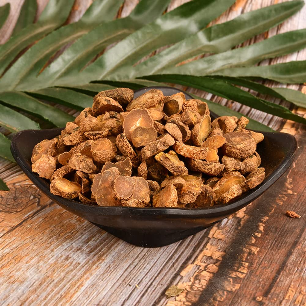 Generic Corydalis Root dried texture ready for herbal tea or infusion.