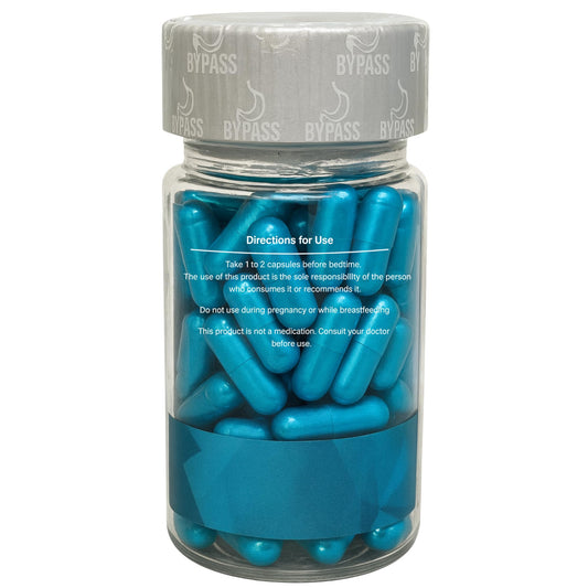 Generic Purify Night capsules closeup highlights convenient nightly capsules.