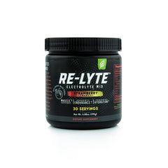 Generic Re-lyte bottle with Strawberry Lemonade for on-the-go hydration during workouts