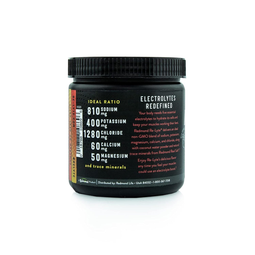 Generic Re-lyte Strawberry Lemonade glass after a workout ready to rehydrate