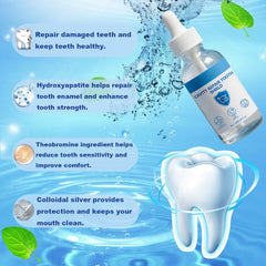 Generic Remineralization Drops closeup highlighting mineral support for teeth.