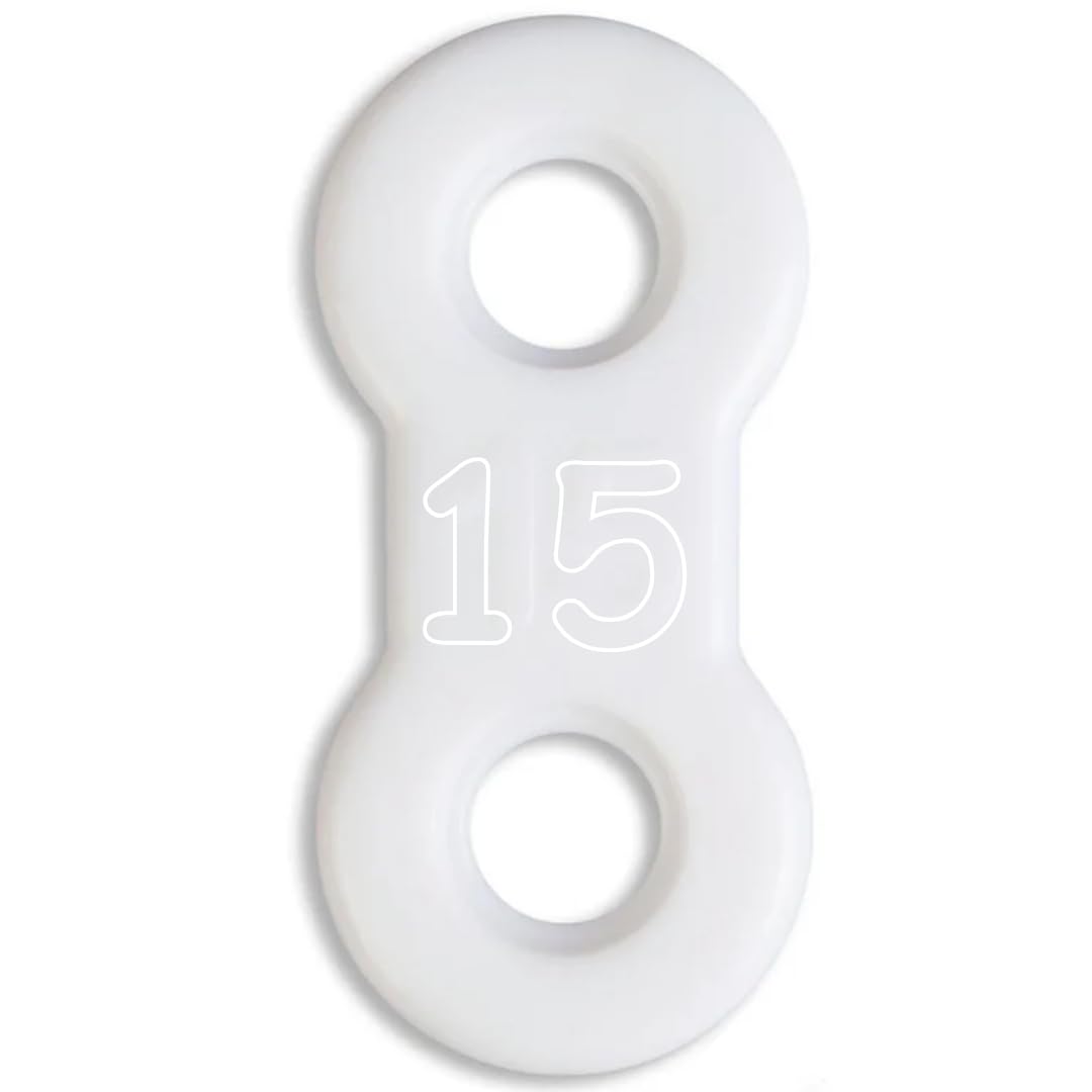 Generic replacement strap in soft white 15mm for anti-snoring appliance, comfortable nightly fit.