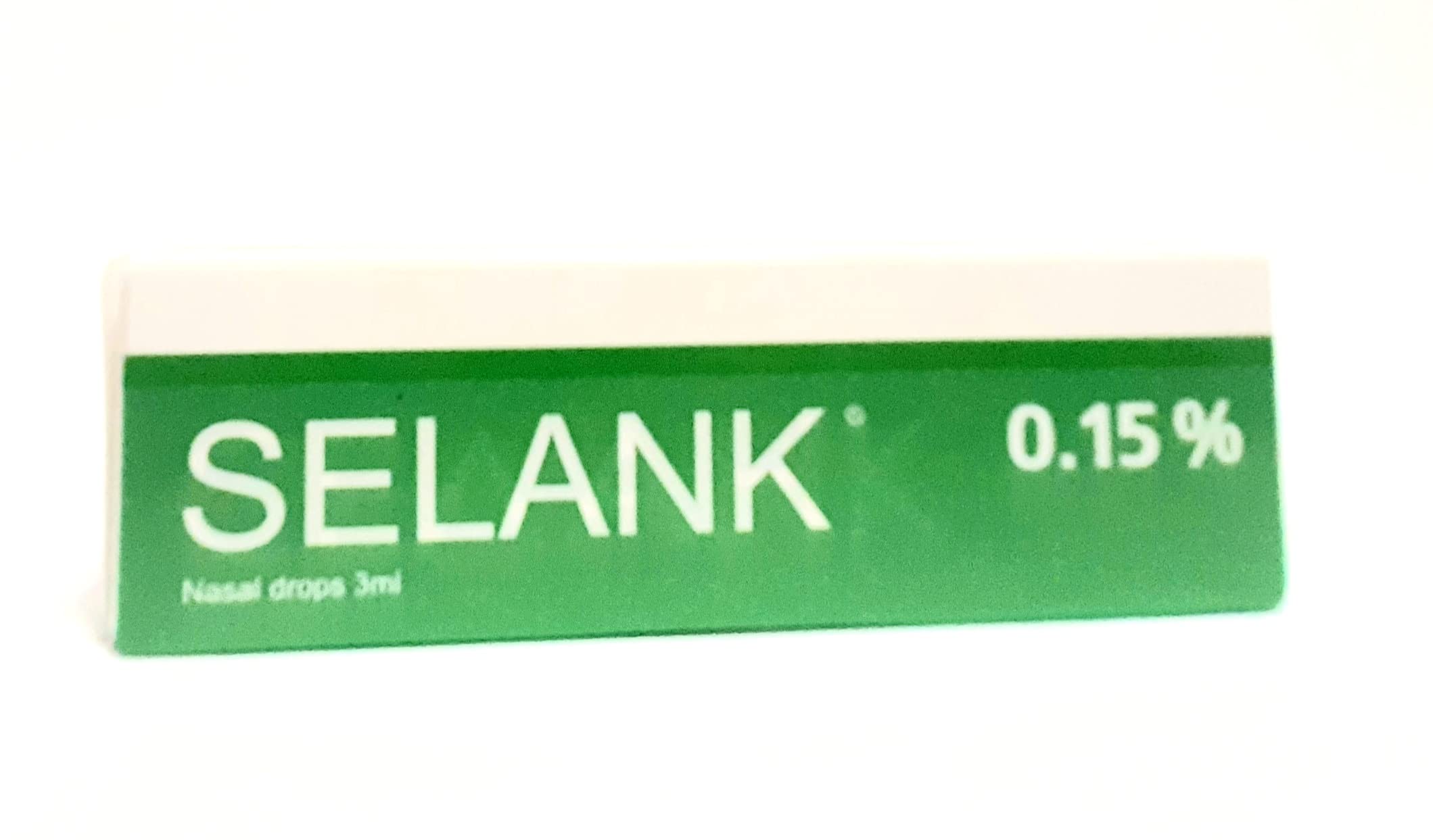 Generic Selank 0.15% nasal drops bottle for daily use, compact and easy to apply.