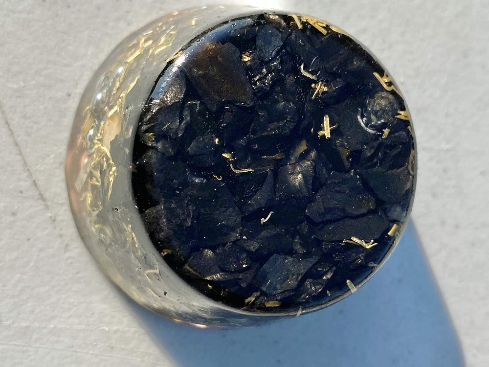 Generic Shungite Elite Noble tower buster closeup highlighting materials for calm energy.