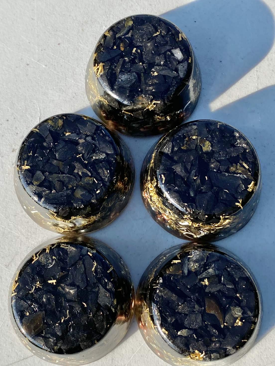 Generic Shungite Elite Noble tower buster with crystals and metals for gifting and energy balance.