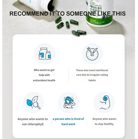 Generic Spirulina capsules close-up, odor-free plant-based supplement