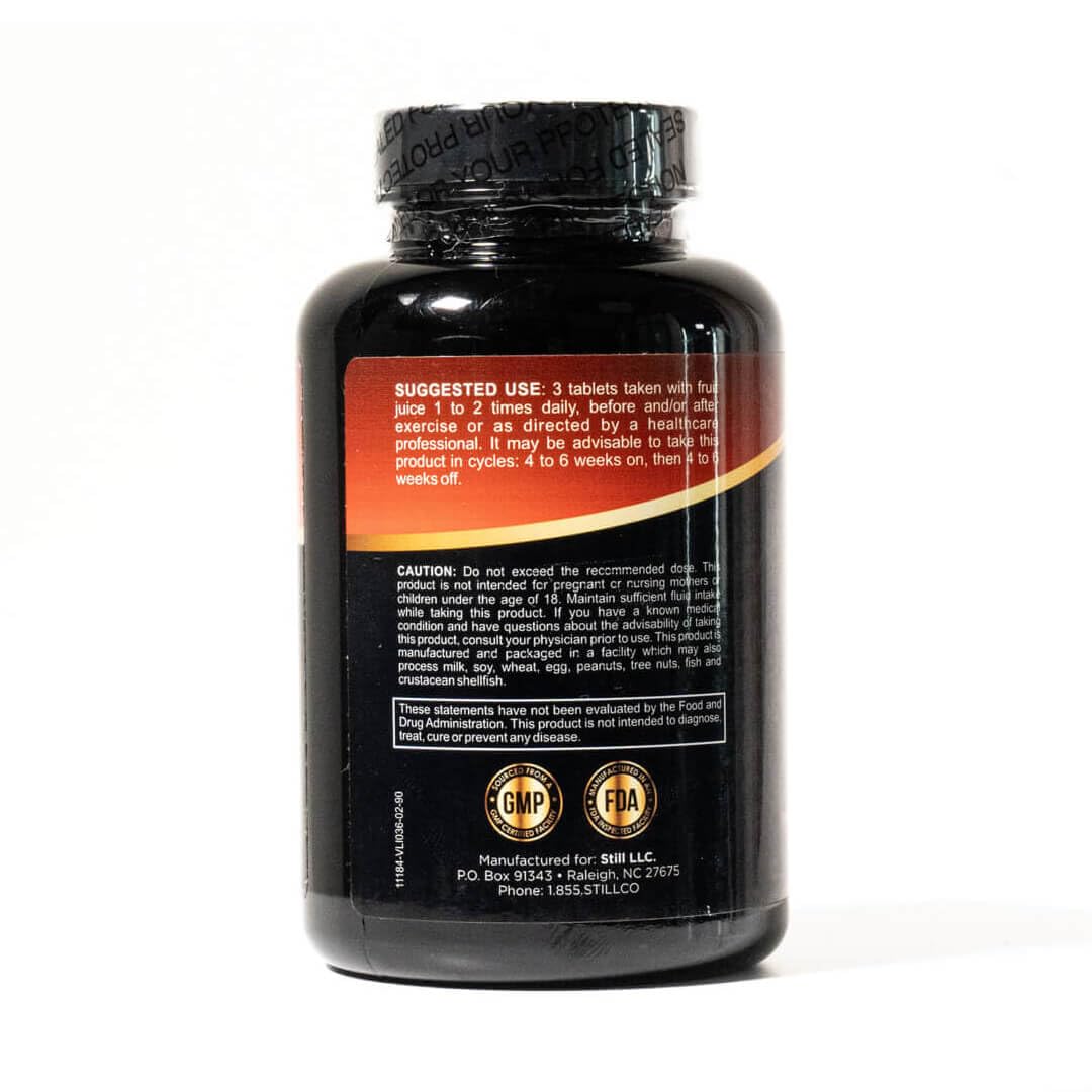 Generic Super Premium Tri-Phase Creatine daily serving — 90 capsules per bottle for a month.