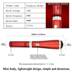 Generic Terahertz Wand 6.0 in-use on arm during session.