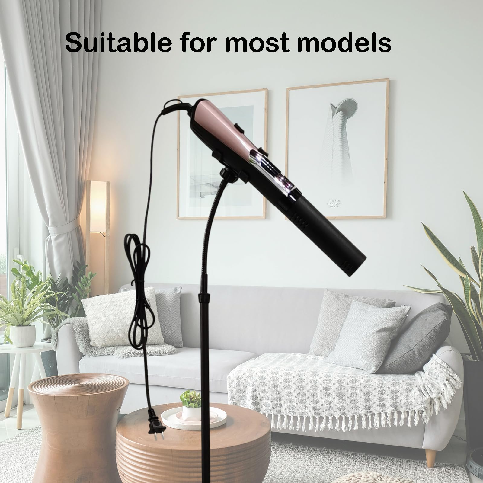 Generic Terahertz Wand Holder no-tools assembly for quick setup