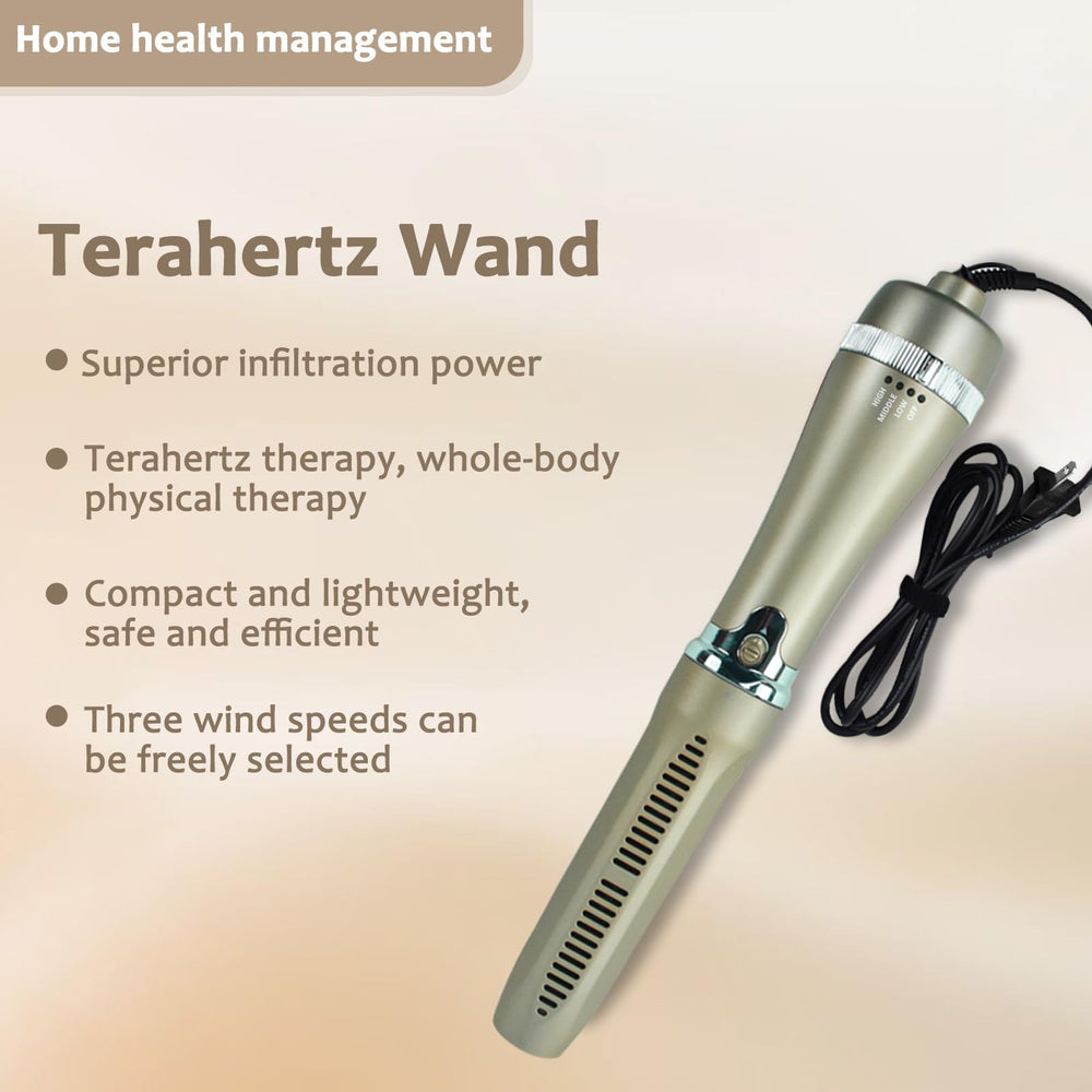 Generic Terahertz Wand interacting with water for potential enhanced hydration.