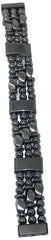Generic Tri-Power bracelet clasp close-up shows strong rare-earth magnet for enhanced strength.