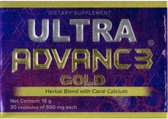 Generic Ultra Advance 3 Gold capsules, omega-3 and turmeric blend