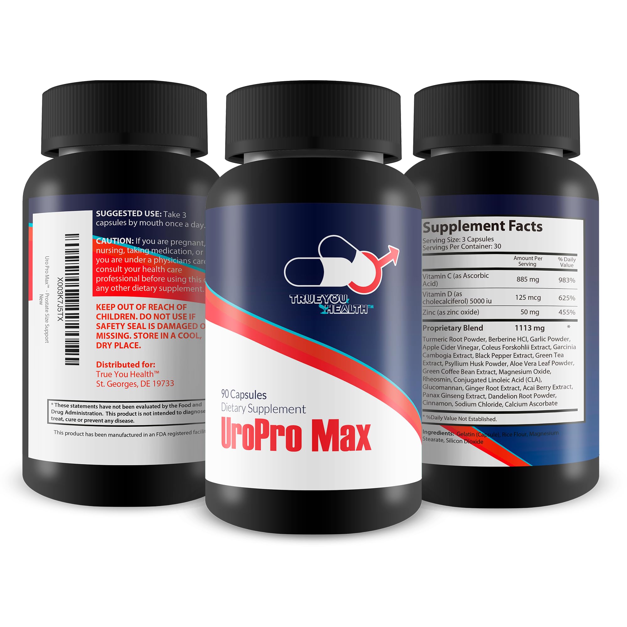 Generic URO Pro Max pouring bottle for easy daily dosing