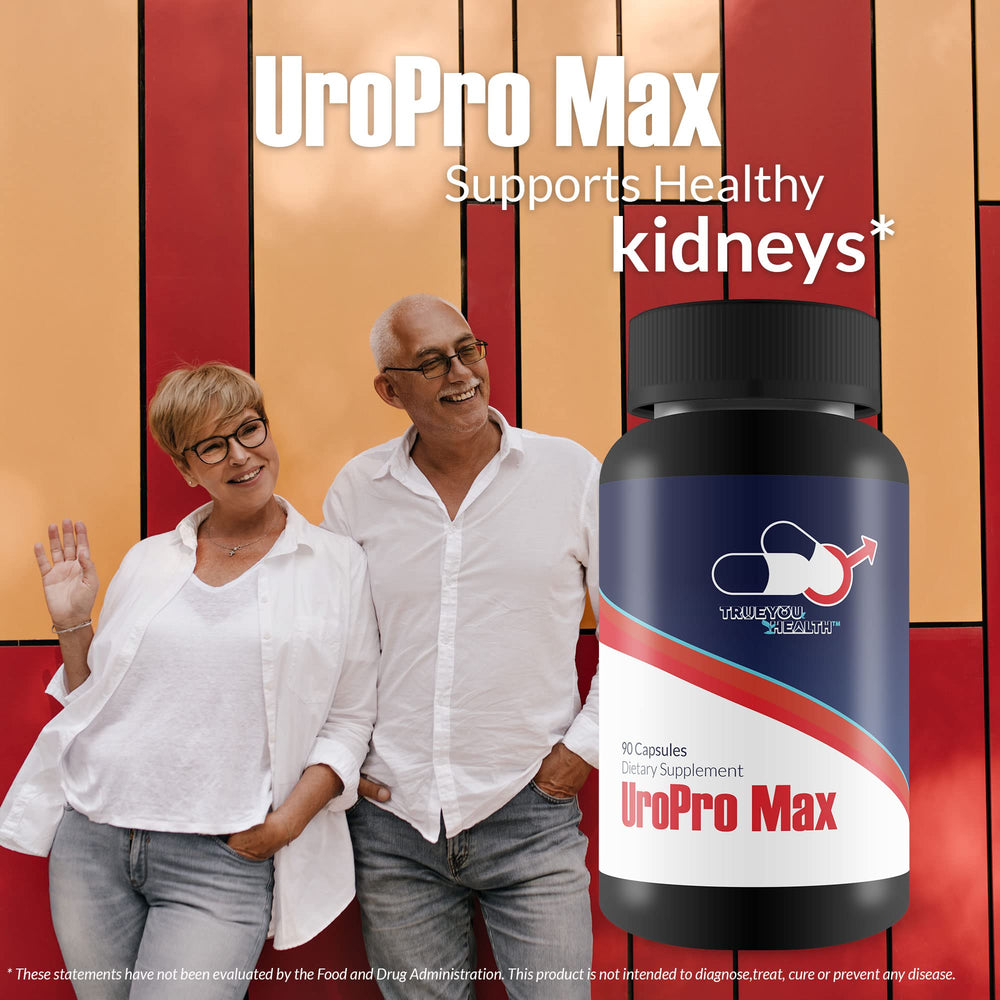 Generic URO Pro Max packaging box and inserts show ingredient highlights
