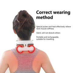 Generic Vitality Magic Pro 2.0 neck massager control panel demonstrates one-button operation.