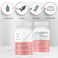 Generic Vitruvin Berberine 600mg gelatin-free cap demonstrates no animal-derived components