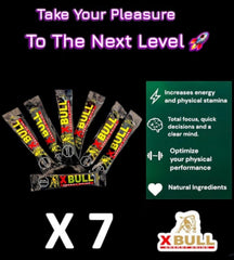 Generic Xbull sachets opened on a table for quick use.