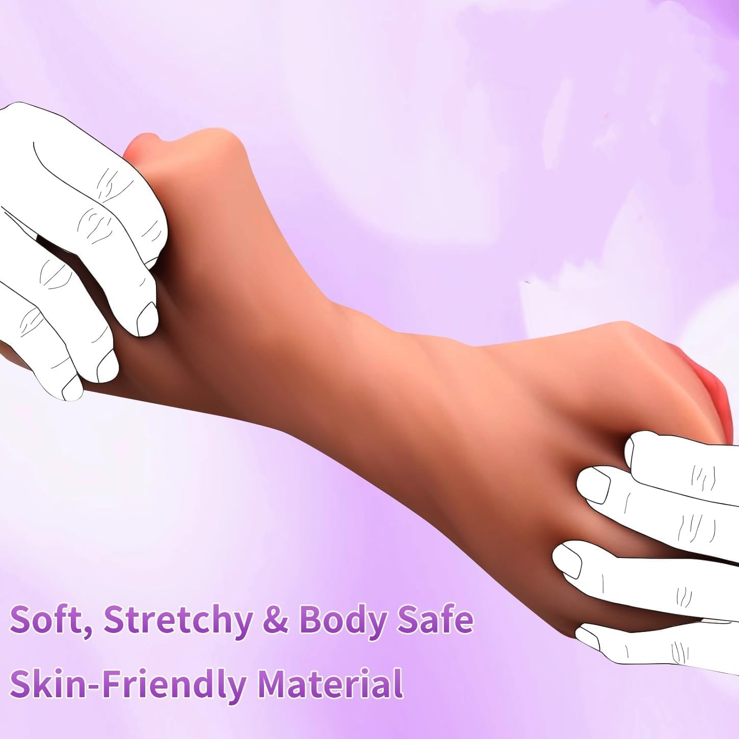 Generic ZJX78 pocket-puzzy sleeve for discreet portable pleasure