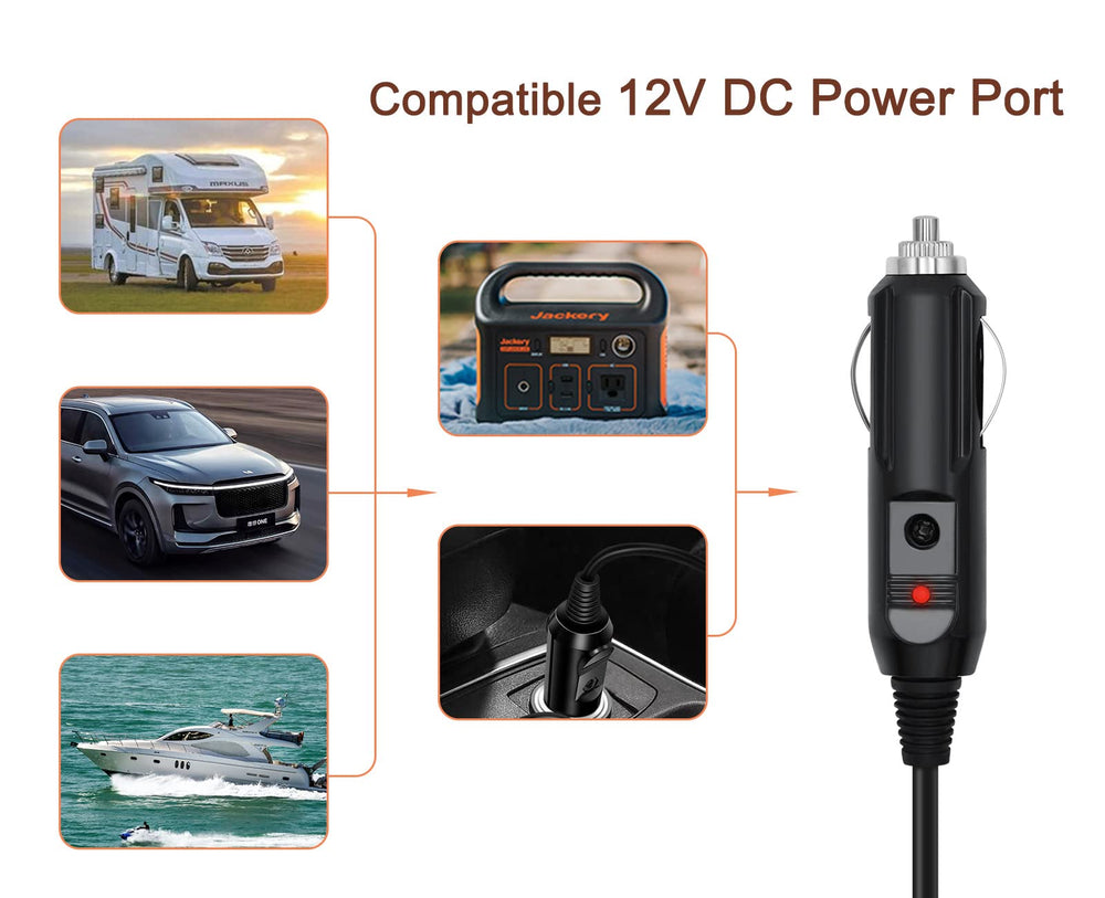 Generturbo Inogen charger with 8.3ft cable for flexible charging