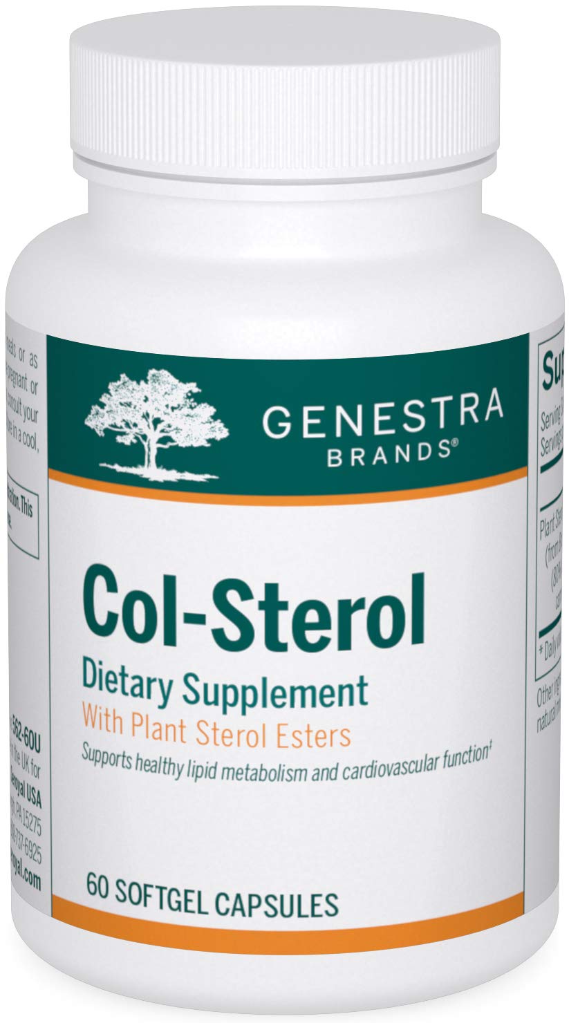 Genestra Brands Col-Sterol bottle front view may support healthy lipid metabolism