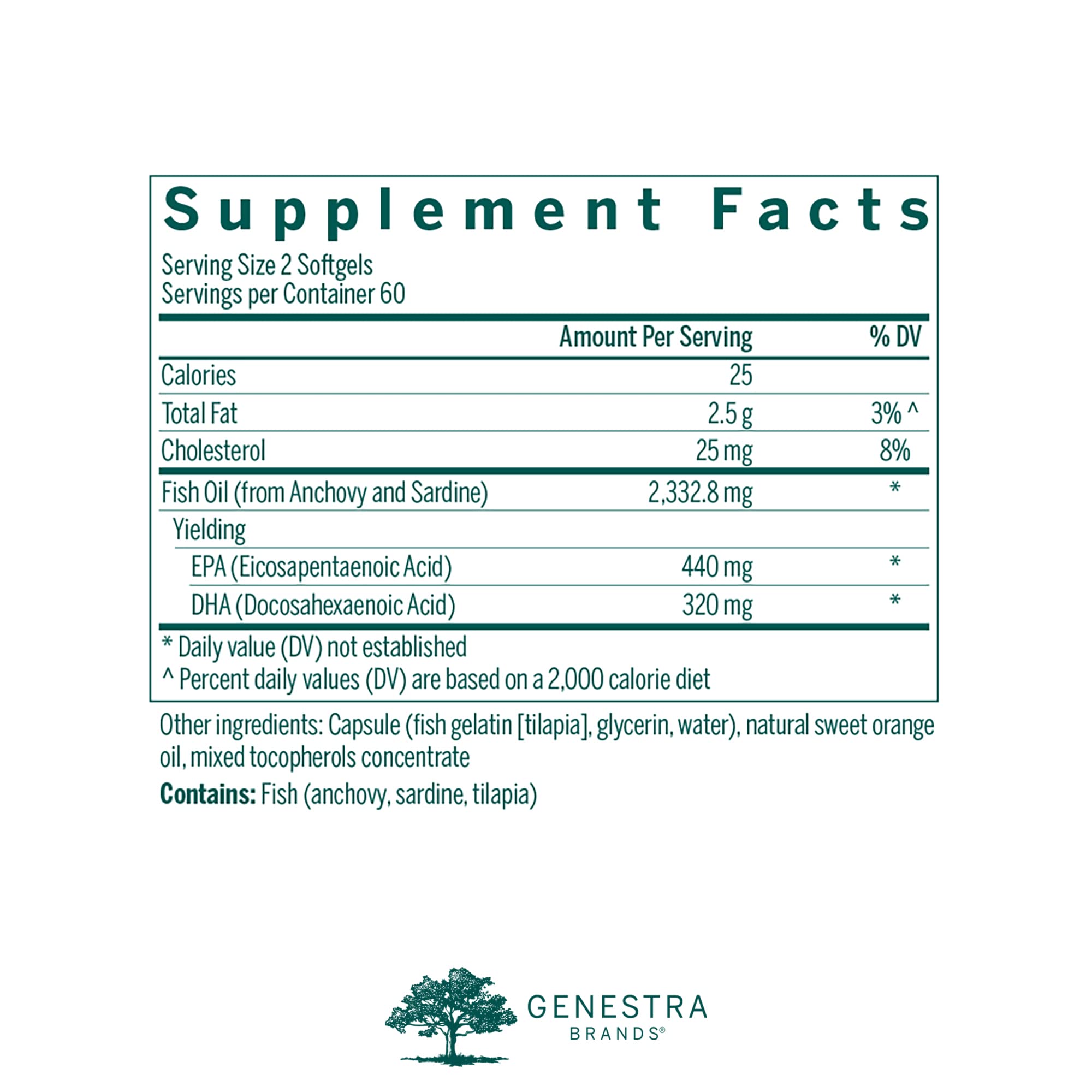Genestra Brands Super EFA softgels close-up showing convenient daily omega-3 for heart and brain health